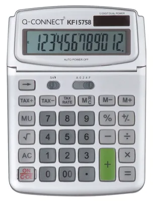 Obrázek produktu pro Stolní kalkulačka Q-Connect KF15758 - 12místný displej