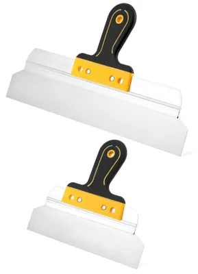 Image de Solidchoice - Ensemble de 2 spatules en acier inoxydable pour travaux de plâtre