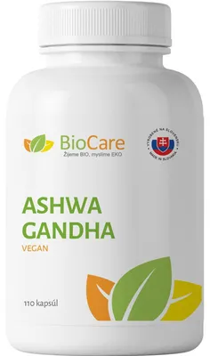 Obrázok produktu pre Ashwagandha Vegan - 500mg 110 veg. kapsúl