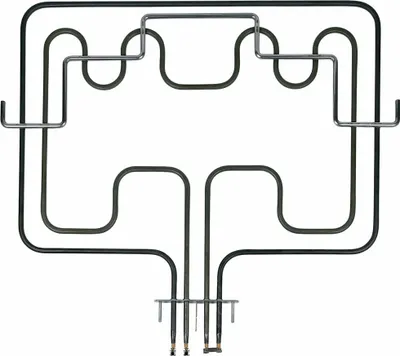 A heating element for an oven, shown against a white background.
