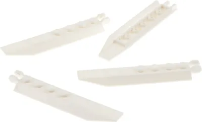 Produktbild von 4x Lego Rotor Blatt 1x8 7Z weiß Scharnier Propeller Flügel Typ2 50334 14137