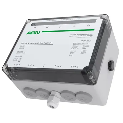 Produktbild von ABN PV GAK Kombiabl. Typ 1+2, 1100VDC,  1MPPT, Kabeldurchführung  R9L1RUB5