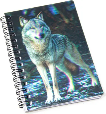Produktbild von 3D Notizbuch - Wolf - klein