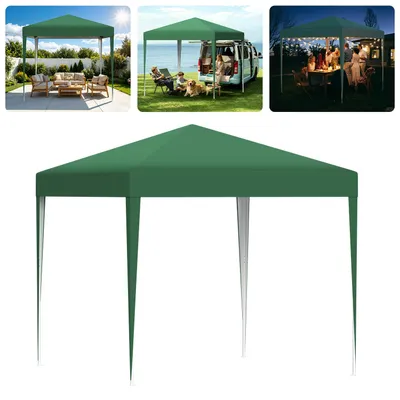 Produktbild von Peviasot Faziango Pavillon 3x3 m ohne Seitenwände, Pop-Up Faltpavillon mit wasserdichtem 210D-Oxforddach, UV-Schutz 50+, 3-fach höhenverstellbar, Tragetasche, Grün