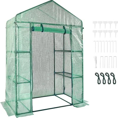 Zdjęcie produktu dla Mini Szklarnia Ogrodowa Tunel Foliowy Ogród Taras Balkon 141x74,5x205 cm