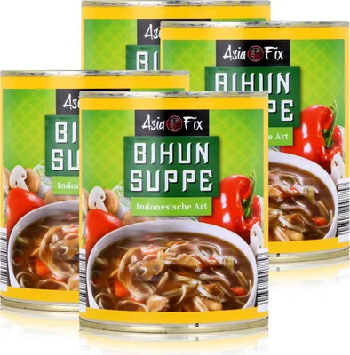 Produktbild von Buss Bihunsuppe 800g Indonesische Art - Fertiggericht (4er Pack)