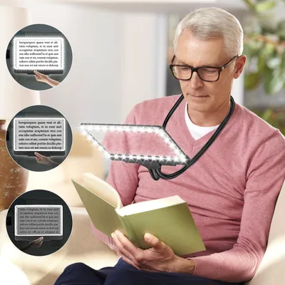 Zdjęcie produktu dla Solidchoice - Lupa ręczna z elastycznym uchwytem, idealna dla seniorów
