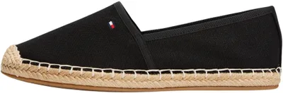 Produktbild von Tommy Hilfiger  Damenschuhe Leinenschuhe Slipper Schwarz Freizeit