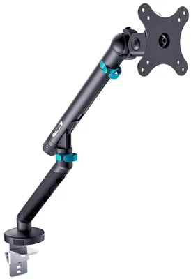 Produktbild von Digitus Single Design Monitorhalterung, 35", 10 kg, Klemme, 10 kg, 88,9 cm (35"), 100 x 100 mm, Höhenverstellung, Schwarz