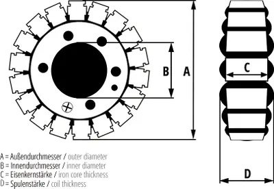 Immagine prodotto di Statore ElectroSport ESG761 per alternatore