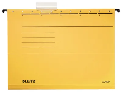 Produktbild von Leitz Alpha Hängeordner Karton A4 Gelb