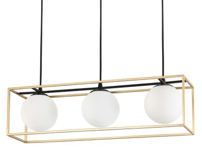 Obrázek produktu pro Současné závěsné svítidlo Lingotto Metal Brass 3 světla E14