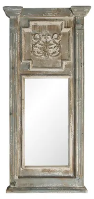Obrázek produktu pro Zrcadlo Clayre & Eef 55x118 cm Modrošedé dřevo