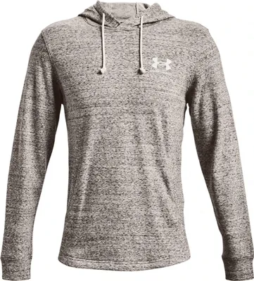 Produktbild von Under Armour Herre Rival Terry Hoodie - 1370401, Farbe:Grau Melange, Textil:M