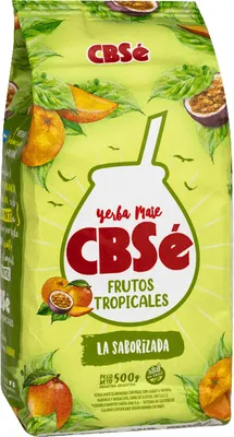 Zdjęcie produktu dla Yerba Mate CBSe Frutos Tropicales 500g 0,5kg (mango, owoce tropikalne)