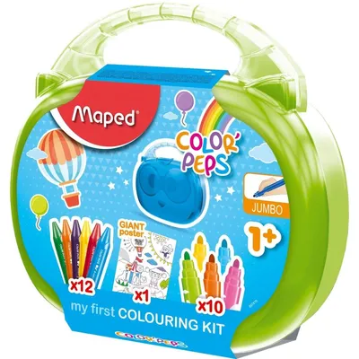 Produktbild von Maped 897416, Gemischte Farben, Mehrfarbig, Kunststoffkasten