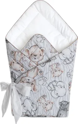 Jola's House - Set Di 4 Coperte Morbide Per Neonati Woodland, 76x101 Cm, Unisex, Traspiranti, Doppio Strato Con Stampa Animali