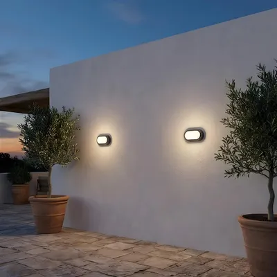 Immagine prodotto di Apparecchio di illuminazione esterna LED C4 Basic - 8,5 W, luce bianco caldo, 721 lm, grado di protezione IP66, colore grigio