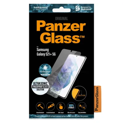 Obrázok produktu pre Panzerglass antibakteriálne sklo pre Samsung Galaxy S21 Plus 5G - Transparentná KP19803