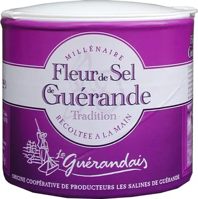 Produktbild von Le Guerandiais Fleur de Sel Guerande weißes Meesalz 125g 3er Pack