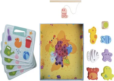 Produktbild von Playtive Holzspielzeug  Angelspiel