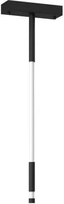 Zdjęcie produktu dla Lampa wisząca LED ALHA czarno-biała 16W Neutralna biel 2093lm metal wym:100x30x10cm IP20 Dohar