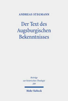 Image de Der Text des Augsburgischen Bekenntnisses