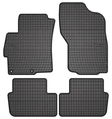Image de Tapis de sol en caoutchouc pour Mitsubishi Lancer VIII CY 2007-2016 (berline) – 4 pièces, noirs, sur mesure