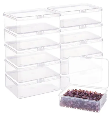 Produktbild von Set aus 12 Transparenten Aufbewahrungsboxen