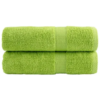 Produktbild von Premium-Handtücher SOLUND 2 Stk. Apfelgrün 50x100 cm 600 g/m²