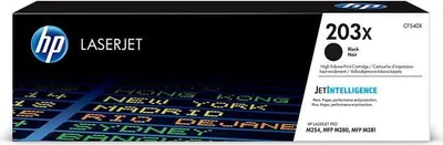 Produktbild von Original HP Toner Serie CF540X / 203X Schwarz Hochleistung für Laserdrucker
