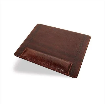 Produktbild von Braune Ledermauspad 24x22x1 cm