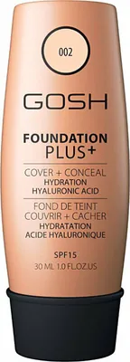 Productafbeelding van Gosh Foundation Plus+ SPF15, 30 ml