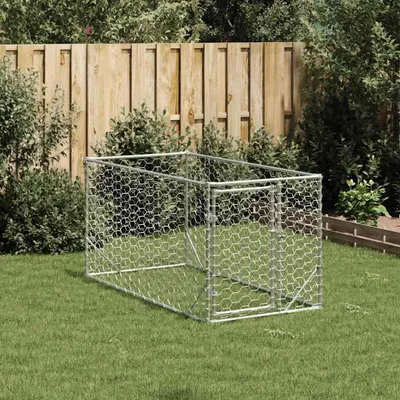 Immagine prodotto di Cuccia per cani da esterno con porta 2x1x1 m in acciaio zincato