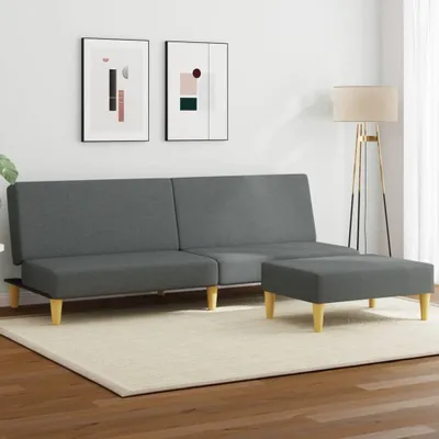 Zdjęcie produktu dla VidaXL 3216216, Szary, Pianka, Poliester, Poli drewno, 2240 mm, 845 mm, 700 mm