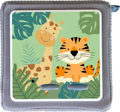 Produktbild von MeinBaby123® Toniebox Schutzfolie | Giraffe & Tiger