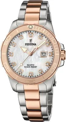 Image de Festina Femme Montre Fashion en acier inoxydable argenté rose UF20505/1