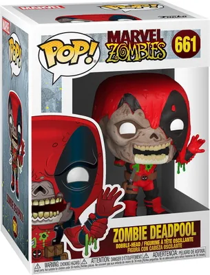 Produktbild von Funko Pop! Deadpool Marvel Zombiefigur Rot  Rot One Size