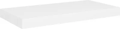 A simple white rectangular object shown in perspective against a white background.