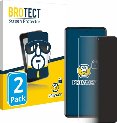 Produktbild von 2x BROTECT Sichtschutzfolie für Infinix Note 30 Pro Anti-Spy Privacy Sichtschutz Blickschutz Folie Blaulicht-Schutz