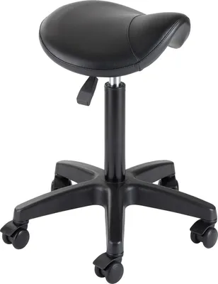 Produktbild von Efalock Trim Rollhocker M schwarz