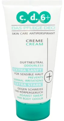 Zdjęcie produktu dla c.d.6+ care dezodorant w kremie ekstra mocny dla skóry wrażliwej, 50 ml krem