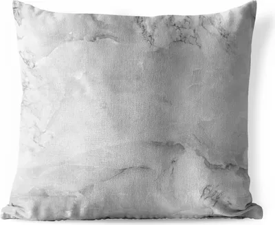 Produktbild von MuchoWow® Outdoor Kissen - Marmor - Chic - Textur - Weiß - 40x40 cm - Wetterfest - Lounge Kissen - Kopfkissen - Interieur - Polster mit Bild