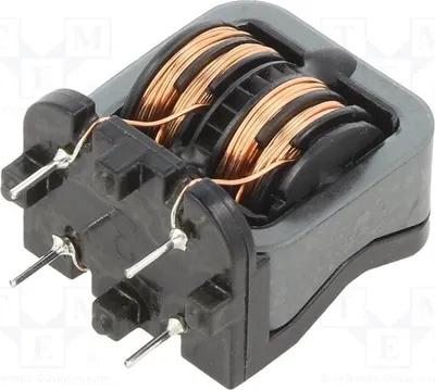 Produktbild von 1x Drossel: Draht THT 430mΩ 50mH 1,2A -25÷120°C  250VAC H24NVS-12500 Vertikaldross