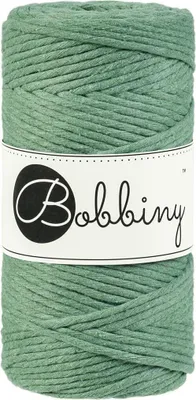 Image de Bobines Fil à macramé Regular 3mm Eucalyptus green - 1 pièce