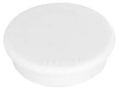 Produktbild von FRANKEN Haftmagnet Haftkraft: 300 g Durchmesser 24 mm weiß 10 Magnete