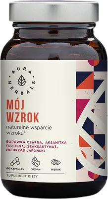 Zdjęcie produktu dla Aura Herbals Mój Wzrok Naturalne wsparcie wzroku, 60 kapsułek