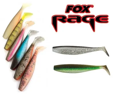 Produktbild von Fox Rage Pro Shad Natural Classic Gummifische, Farbe:Firetiger, Länge:28cm