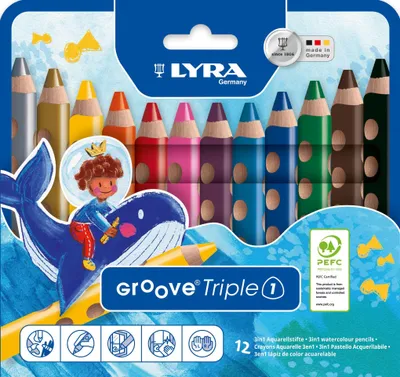 Immagine prodotto di LYRA Groove Triple 1 K12 5 Stück Verkaufseinheit 664540 4084900308592