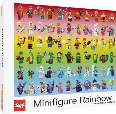 Produktbild von LEGO Minifigure Rainbow 1000-Piece Puzzle